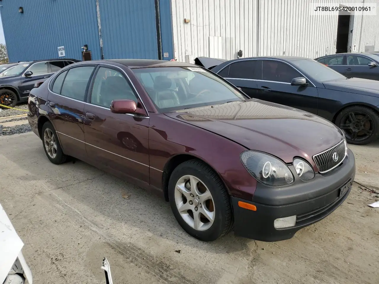 2002 Lexus Gs 430 VIN: JT8BL69S420010961 Lot: 48622845