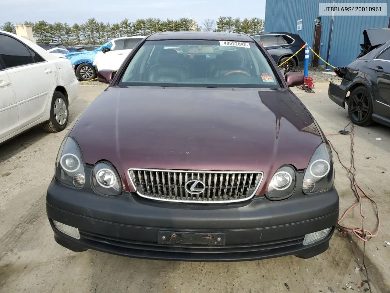 2002 Lexus Gs 430 VIN: JT8BL69S420010961 Lot: 48622845