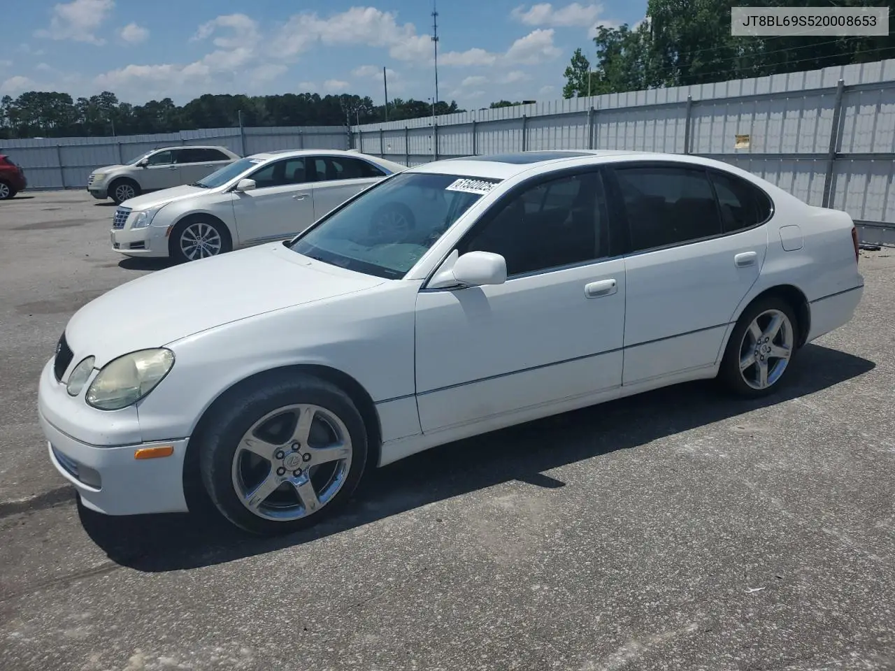 2002 Lexus Gs 430 VIN: JT8BL69S520008653 Lot: 61502025