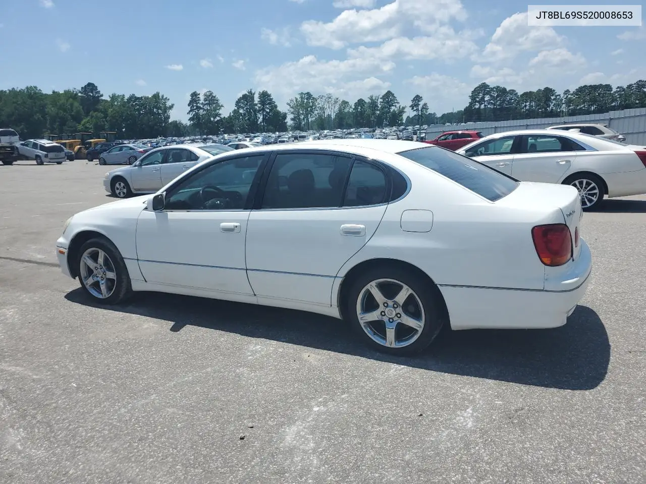 2002 Lexus Gs 430 VIN: JT8BL69S520008653 Lot: 61502025