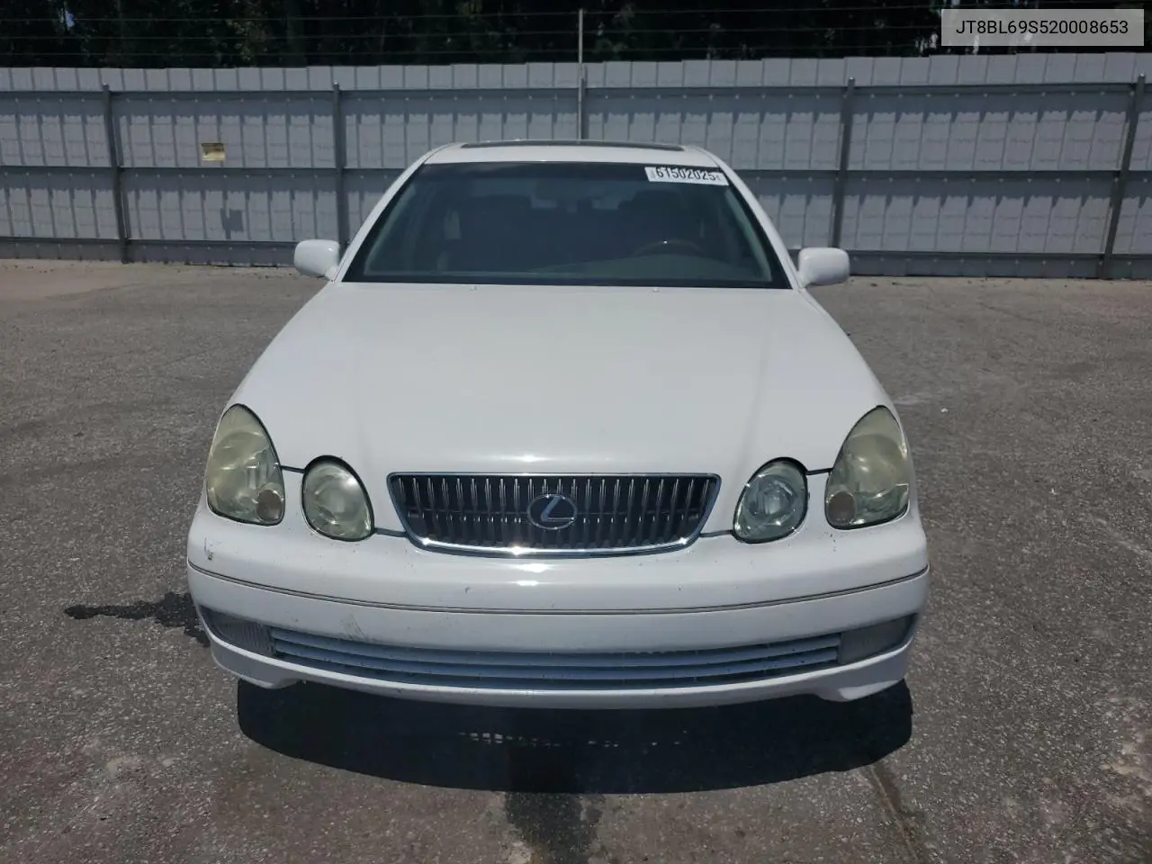 2002 Lexus Gs 430 VIN: JT8BL69S520008653 Lot: 61502025