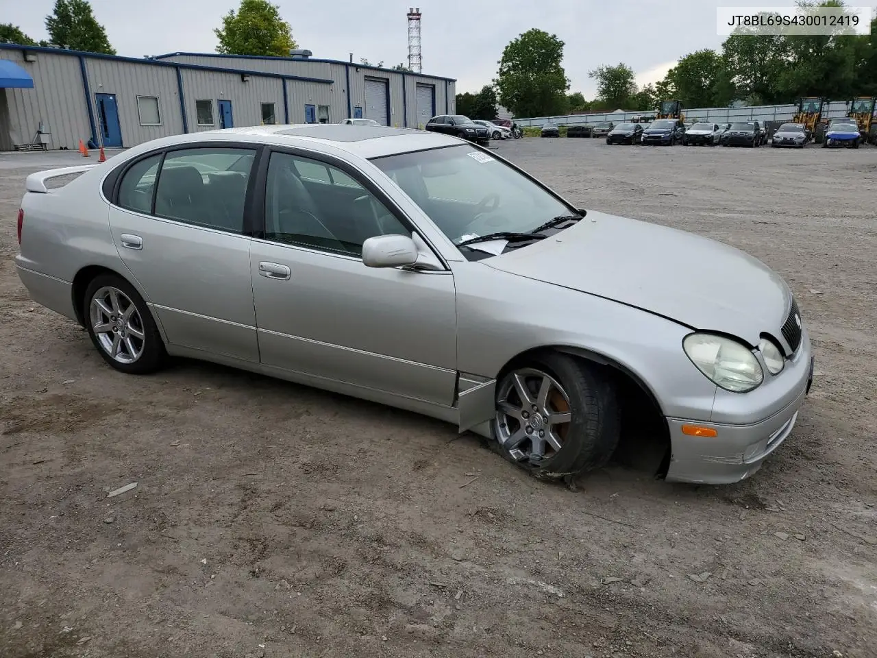 2003 Lexus Gs 430 VIN: JT8BL69S430012419 Lot: 57321435
