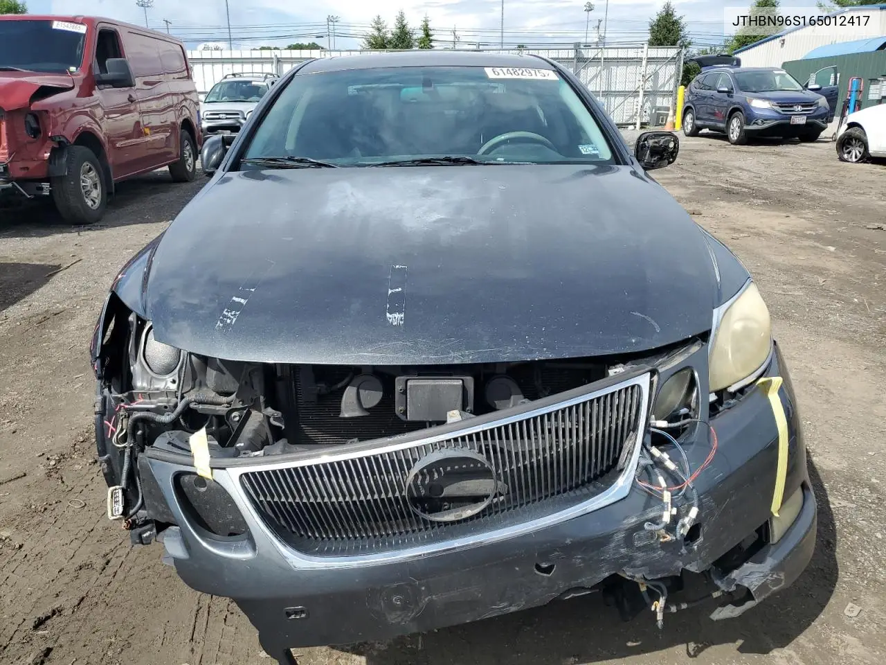 2006 Lexus Gs 430 VIN: JTHBN96S165012417 Lot: 61482975