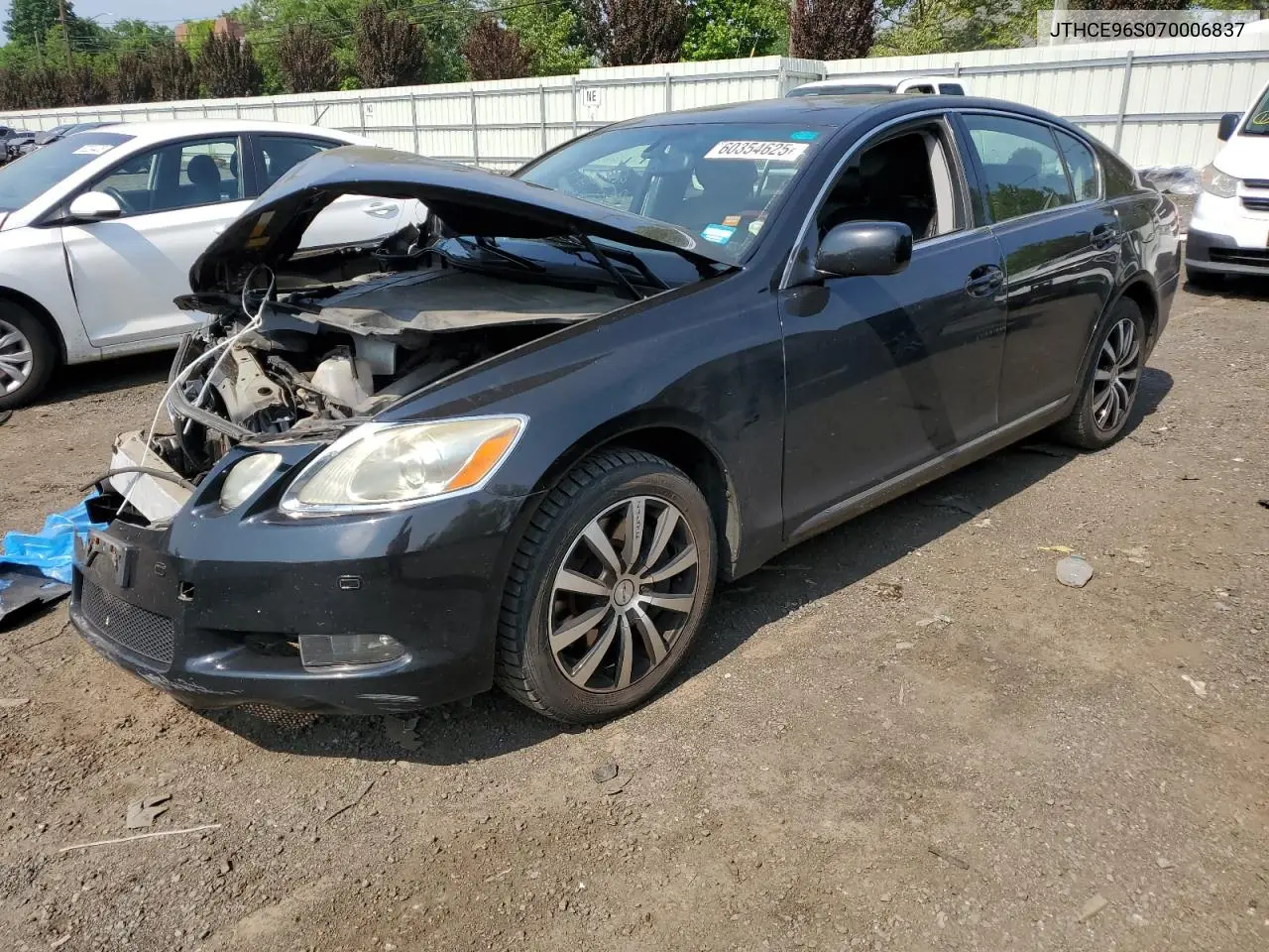 2007 Lexus Gs 350 VIN: JTHCE96S070006837 Lot: 60354625