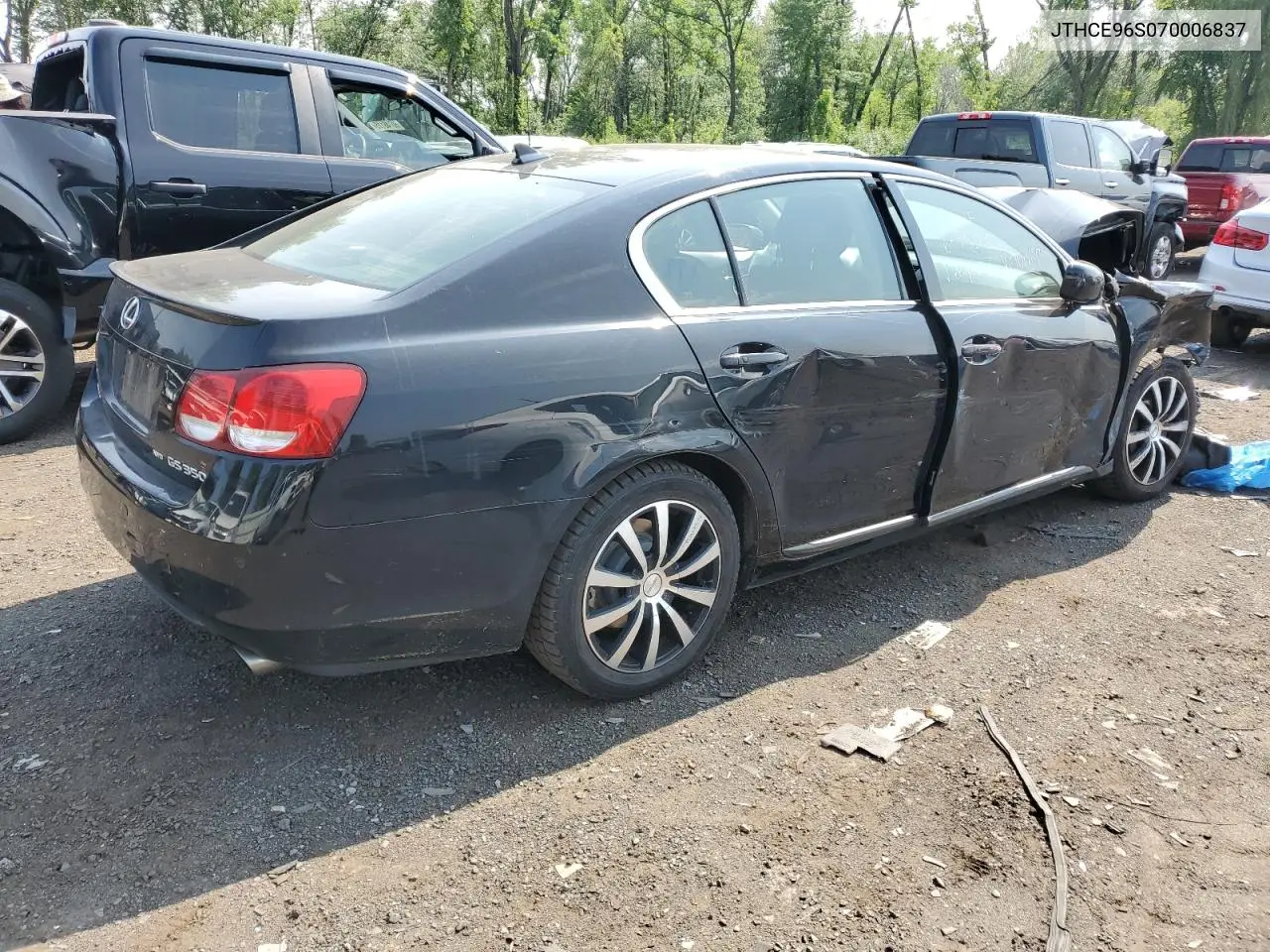 2007 Lexus Gs 350 VIN: JTHCE96S070006837 Lot: 60354625