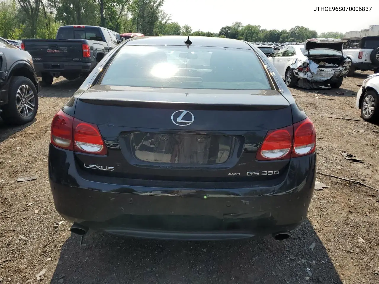 2007 Lexus Gs 350 VIN: JTHCE96S070006837 Lot: 60354625