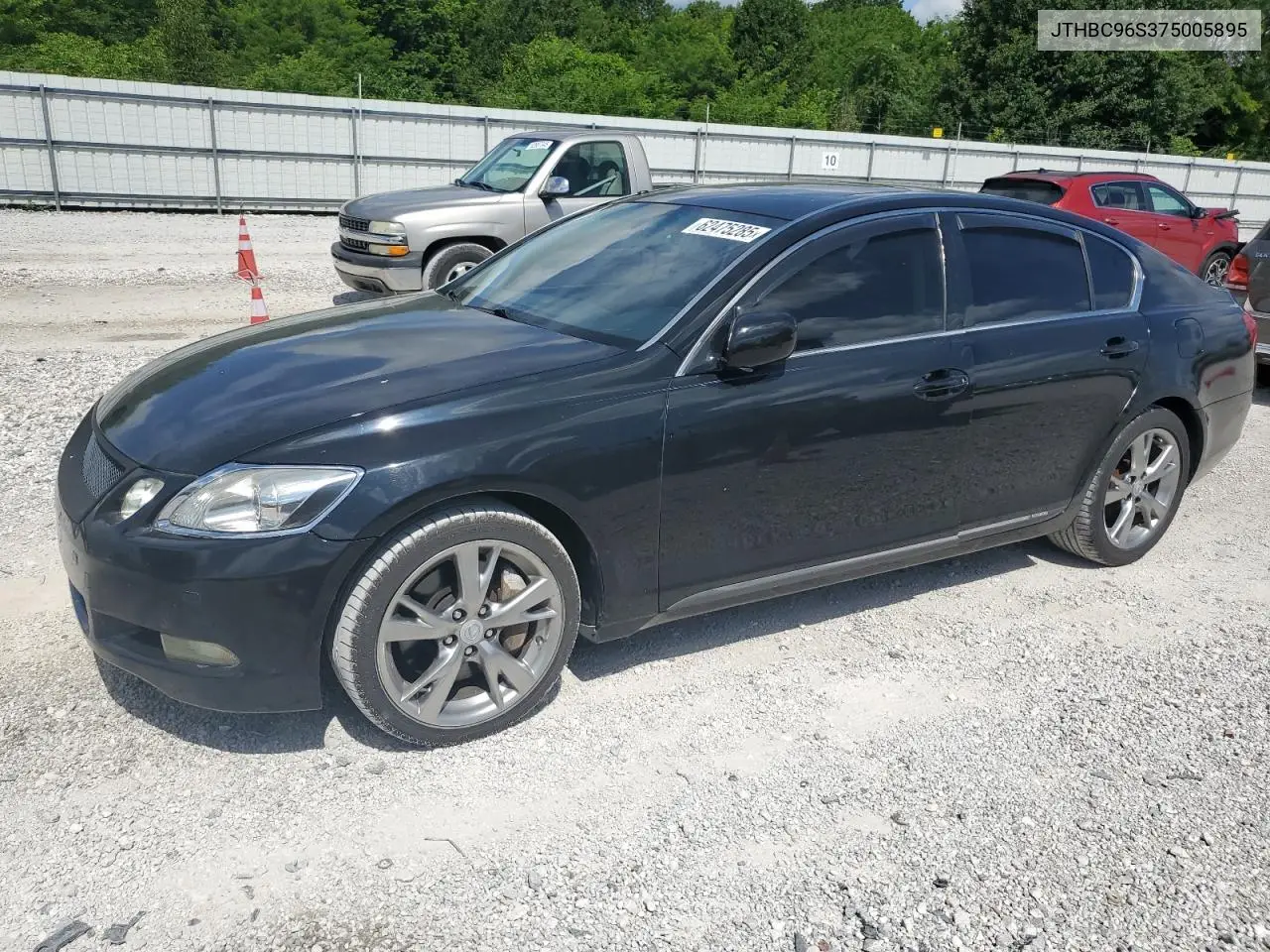 2007 Lexus Gs 450H VIN: JTHBC96S375005895 Lot: 62475285