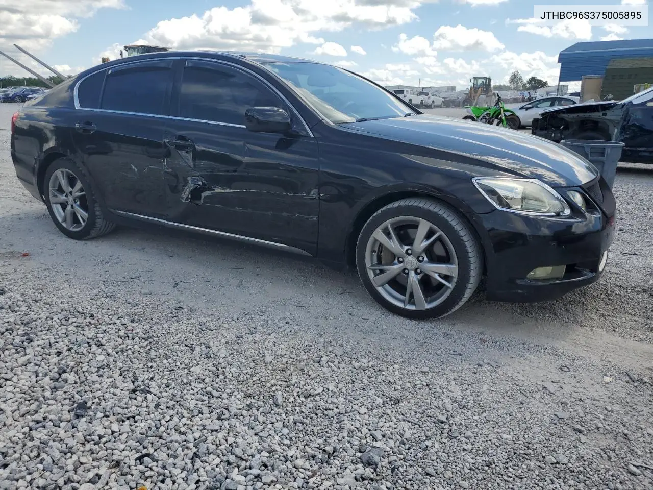 2007 Lexus Gs 450H VIN: JTHBC96S375005895 Lot: 62475285