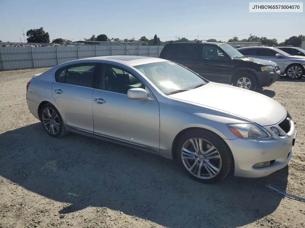 2007 Lexus Gs 450H VIN: JTHBC96S575004070 Lot: 62639675