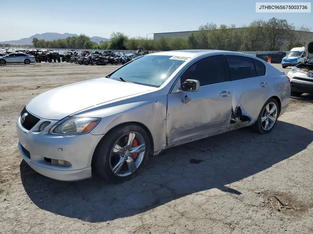 2007 Lexus Gs 450H VIN: JTHBC96S675003736 Lot: 62944915