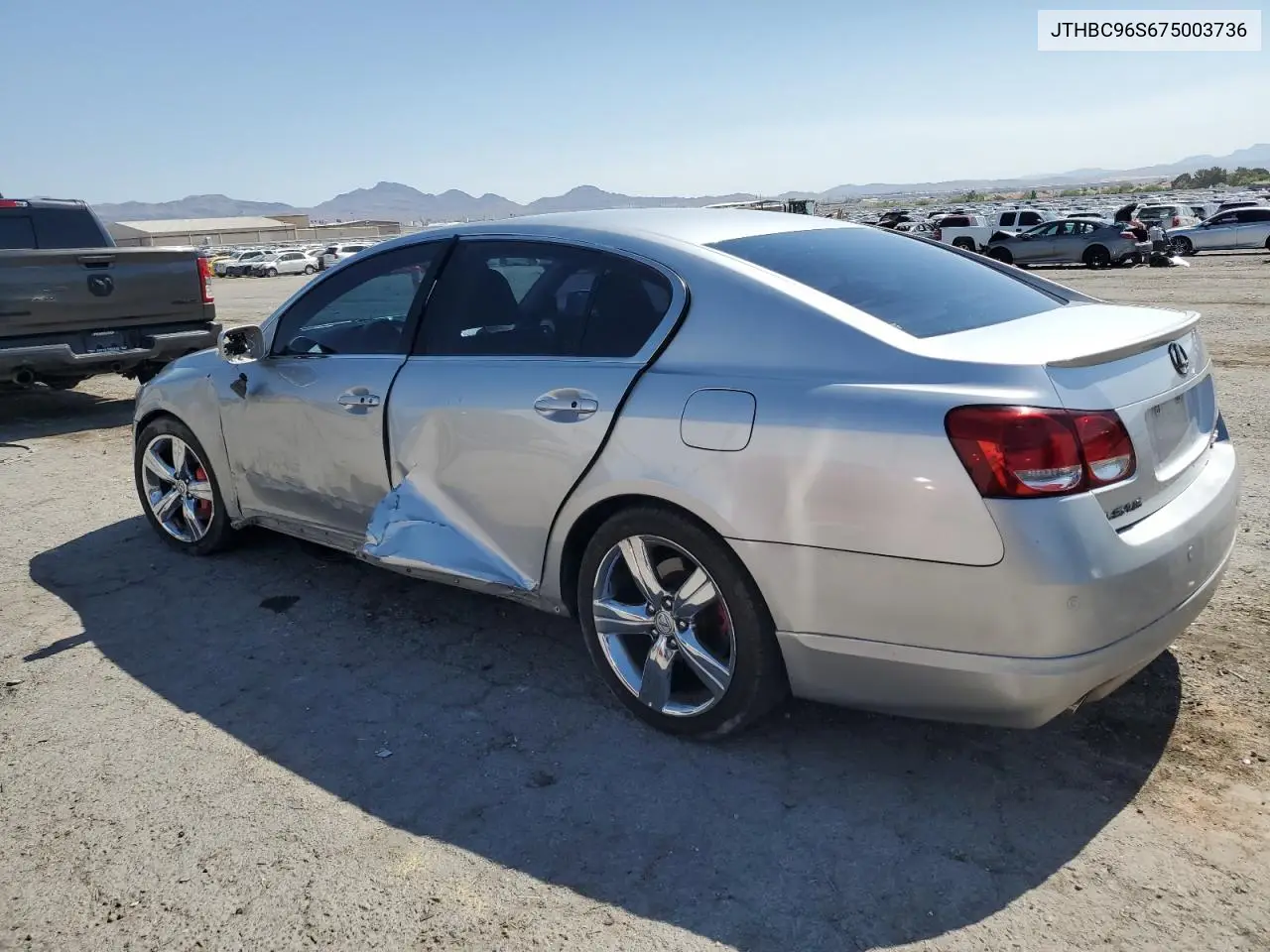 2007 Lexus Gs 450H VIN: JTHBC96S675003736 Lot: 62944915