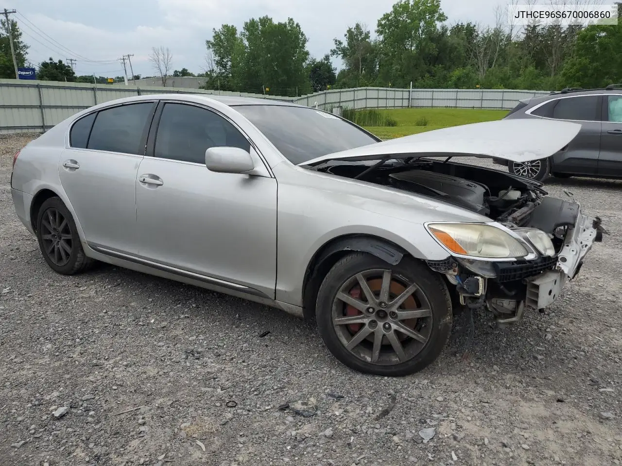 2007 Lexus Gs 350 VIN: JTHCE96S670006860 Lot: 62992615