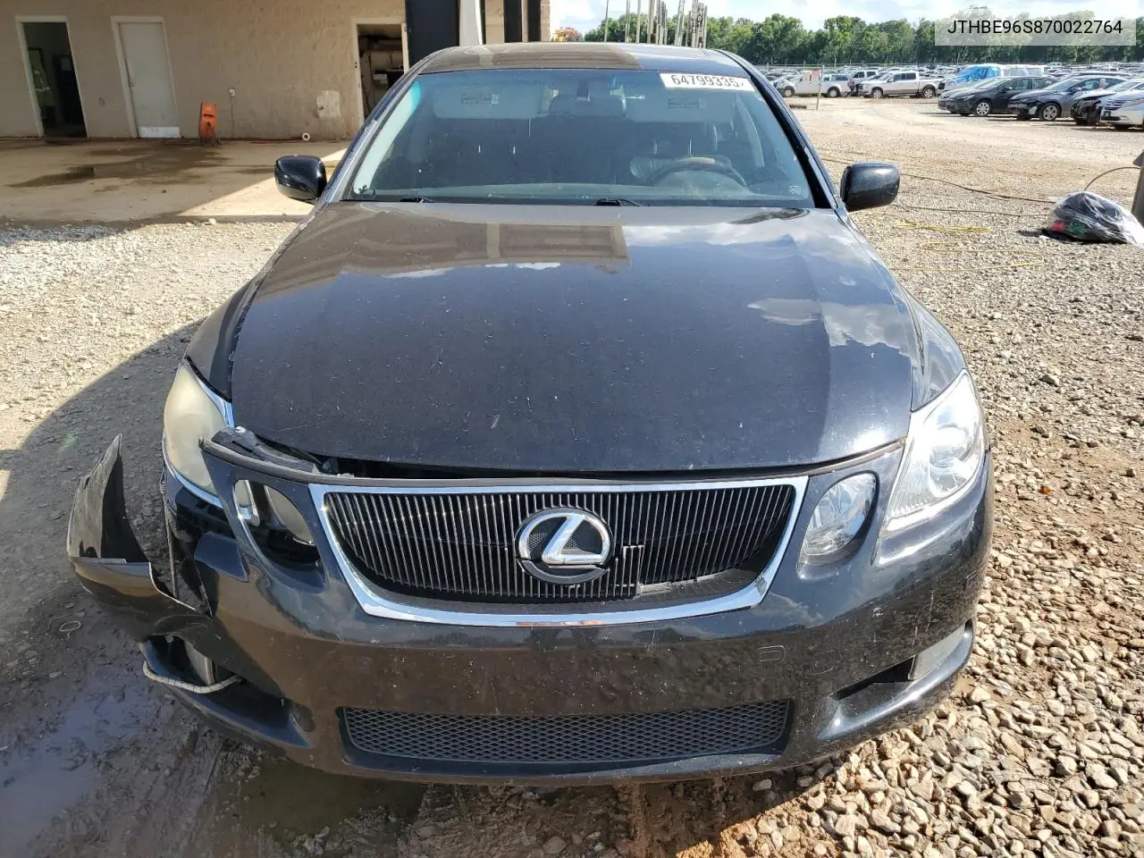 2007 Lexus Gs 350 VIN: JTHBE96S870022764 Lot: 64799335