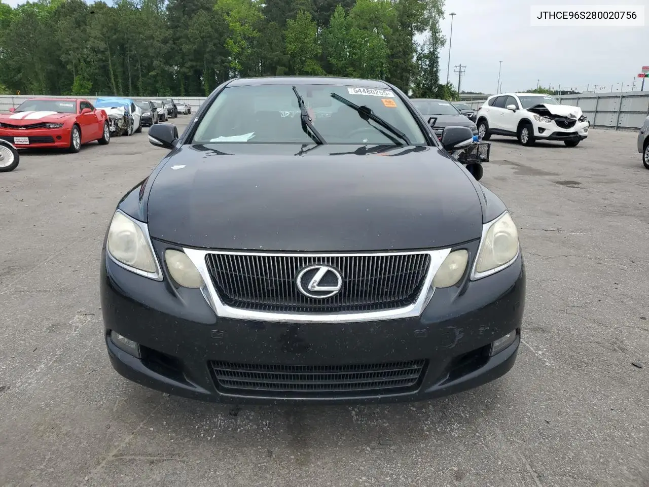 2008 Lexus Gs 350 VIN: JTHCE96S280020756 Lot: 54480255