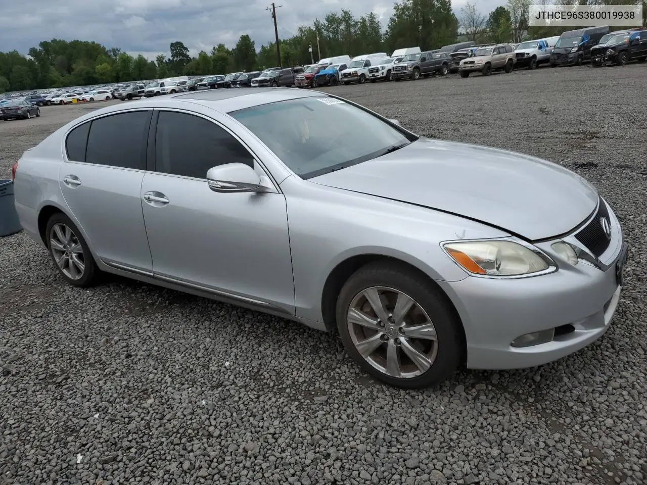 2008 Lexus Gs 350 VIN: JTHCE96S380019938 Lot: 56530735