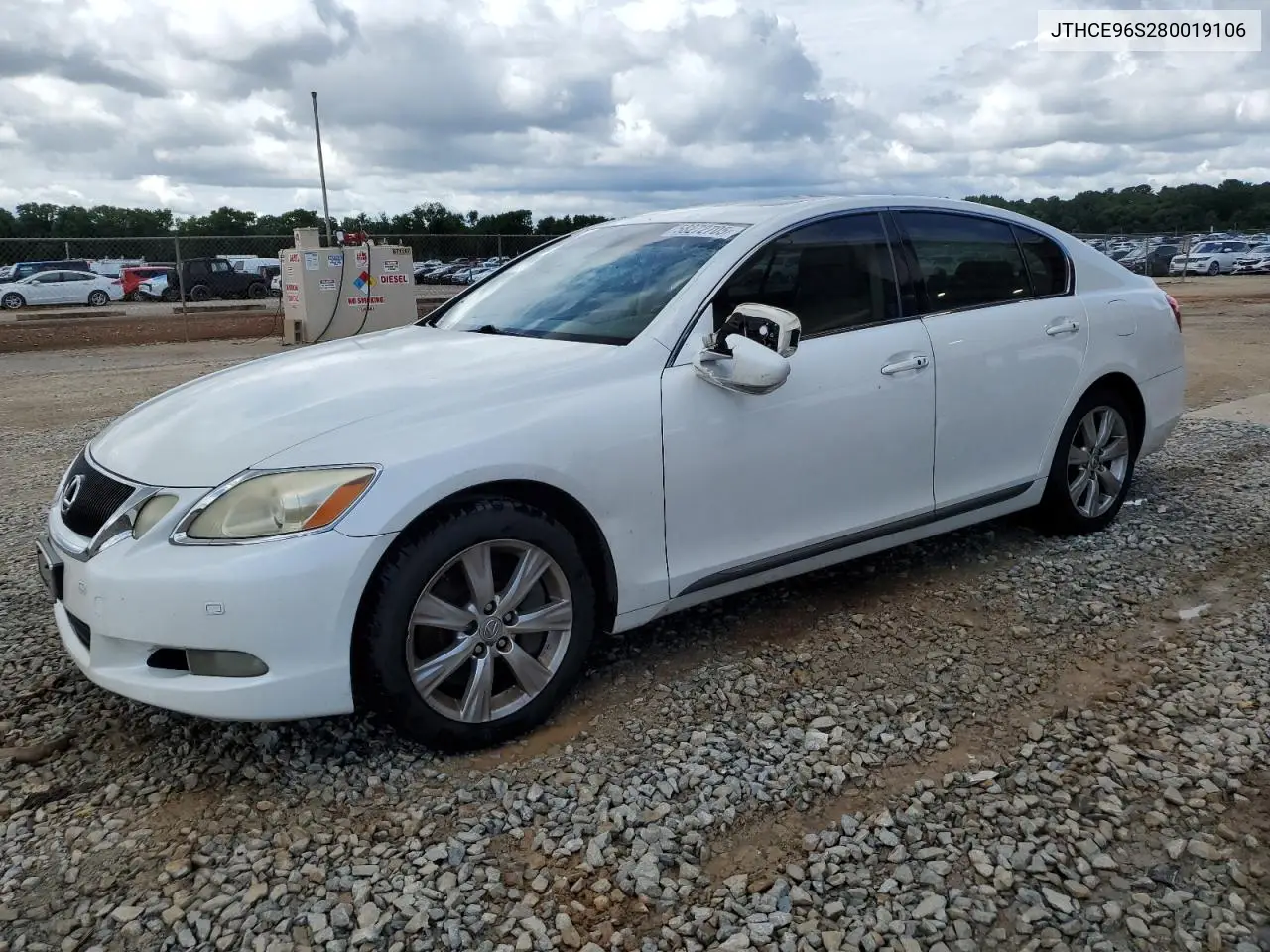 2008 Lexus Gs 350 VIN: JTHCE96S280019106 Lot: 58272705