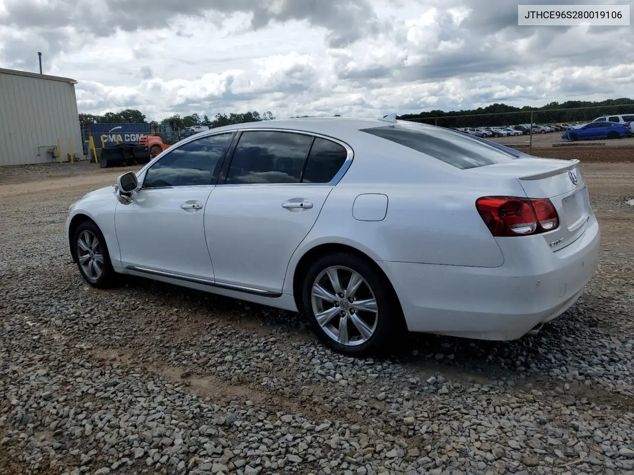 2008 Lexus Gs 350 VIN: JTHCE96S280019106 Lot: 58272705