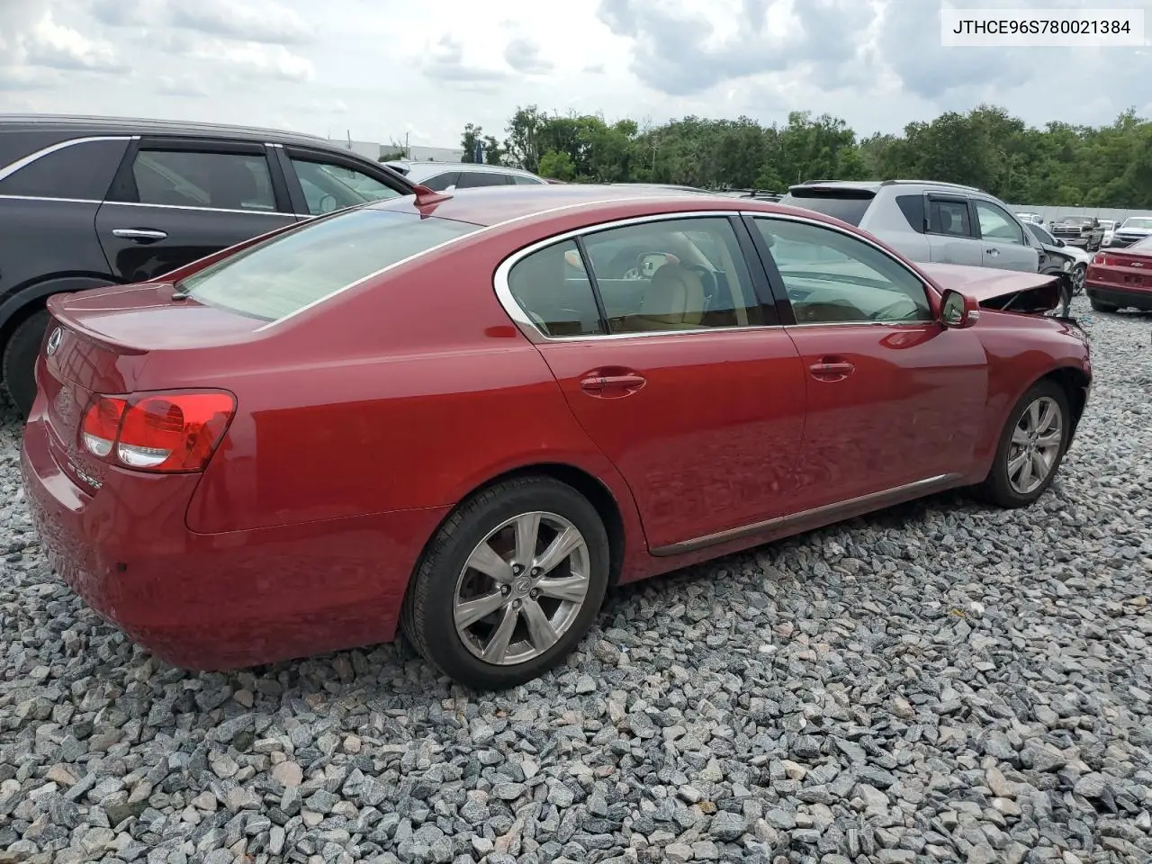 2008 Lexus Gs 350 VIN: JTHCE96S780021384 Lot: 58914735