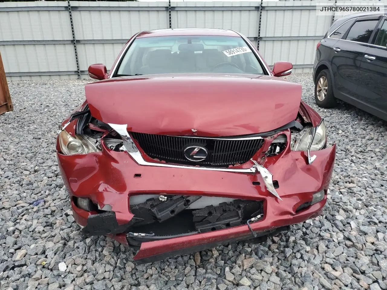 2008 Lexus Gs 350 VIN: JTHCE96S780021384 Lot: 58914735