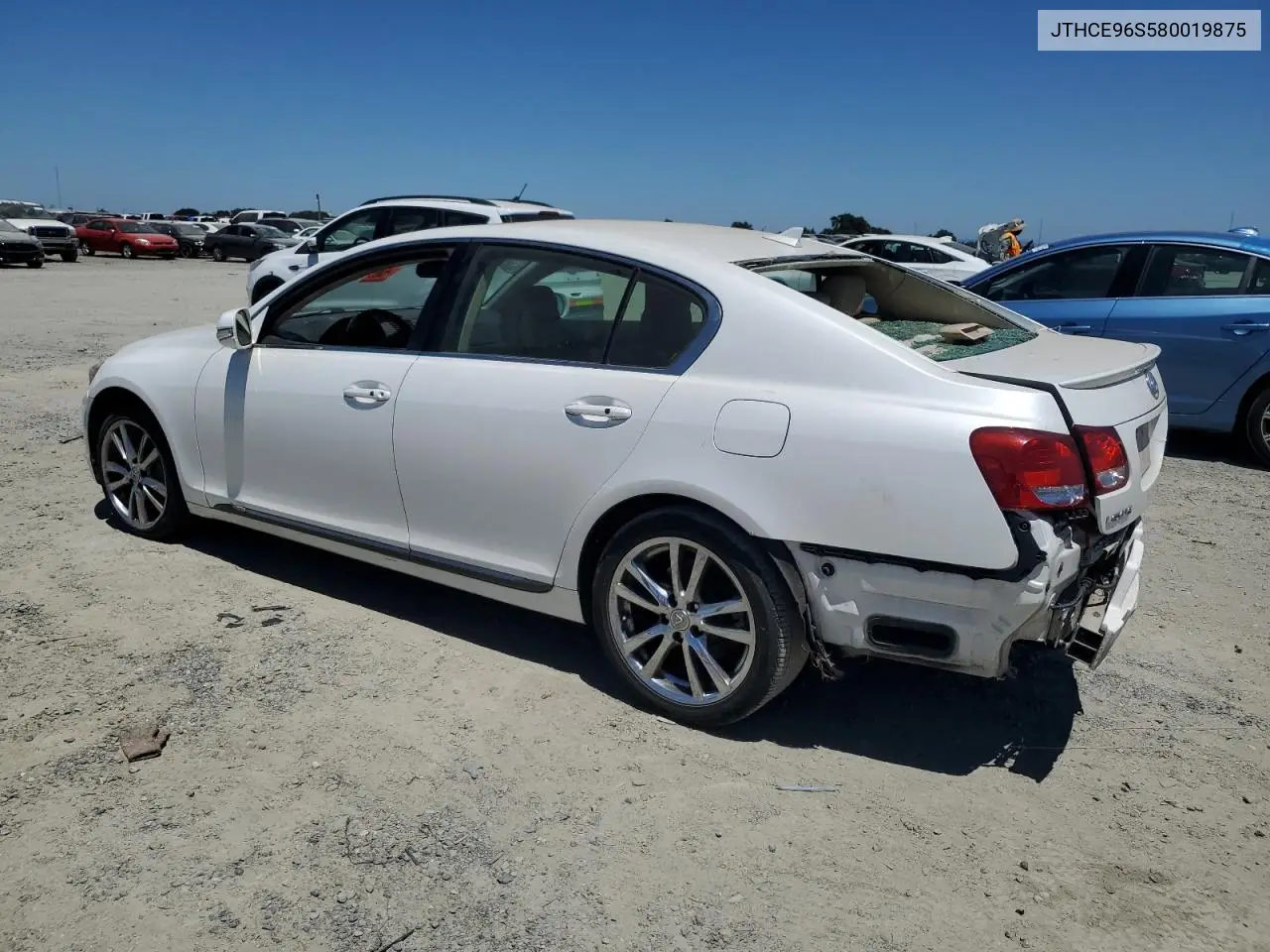 2008 Lexus Gs 350 VIN: JTHCE96S580019875 Lot: 61644895