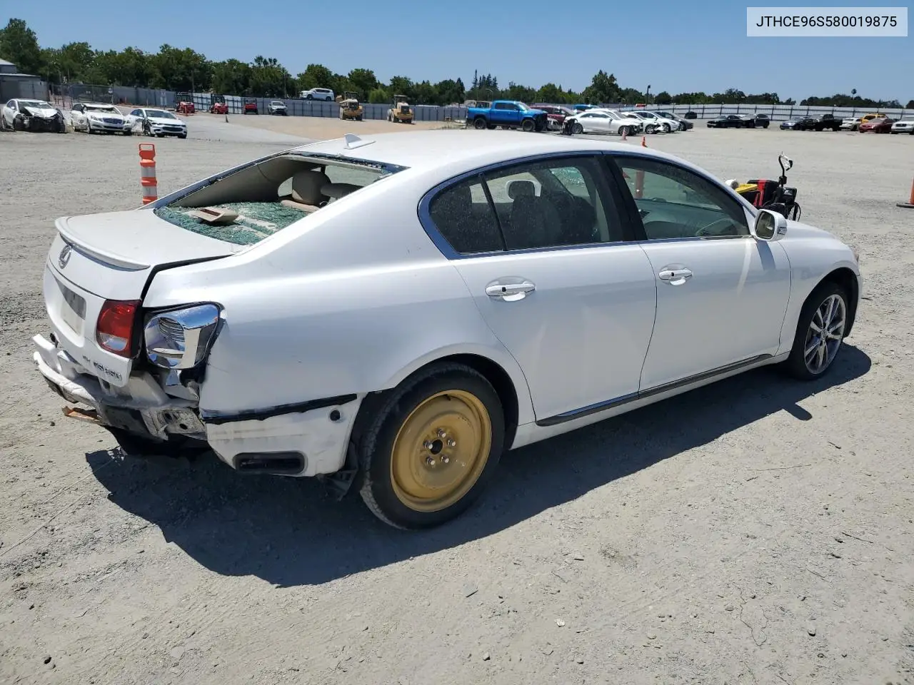 2008 Lexus Gs 350 VIN: JTHCE96S580019875 Lot: 61644895