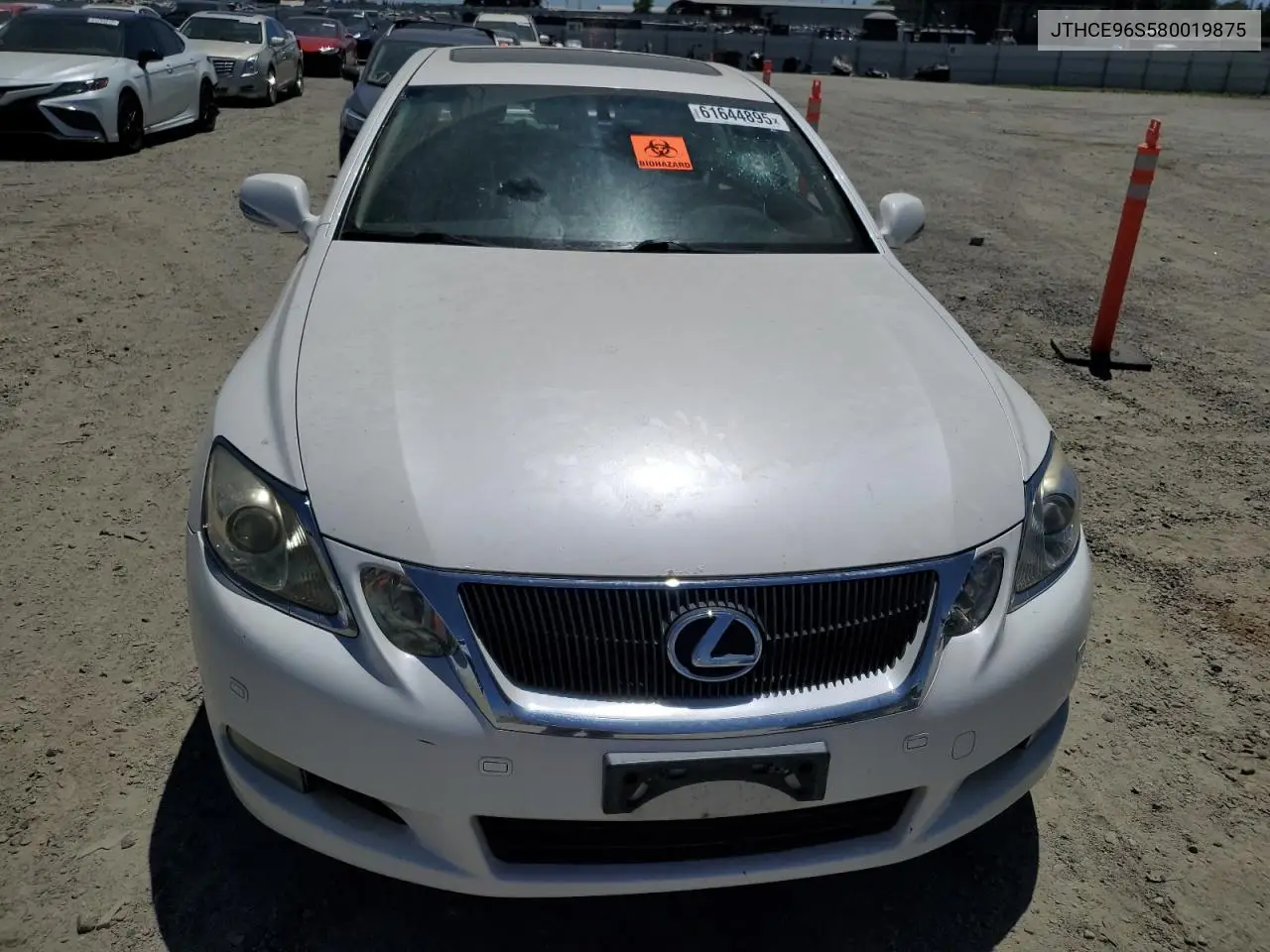 2008 Lexus Gs 350 VIN: JTHCE96S580019875 Lot: 61644895