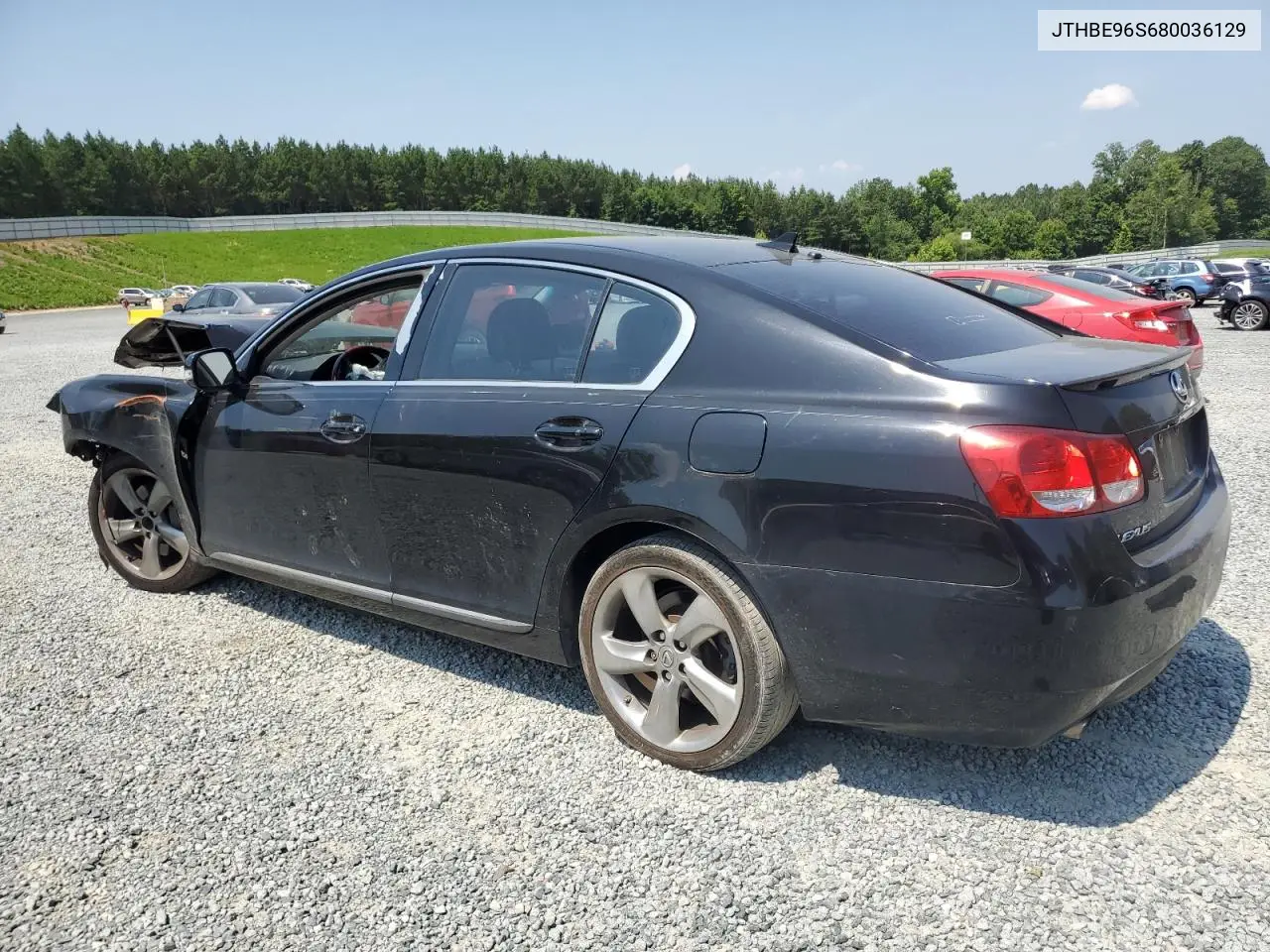 2008 Lexus Gs 350 VIN: JTHBE96S680036129 Lot: 62200175