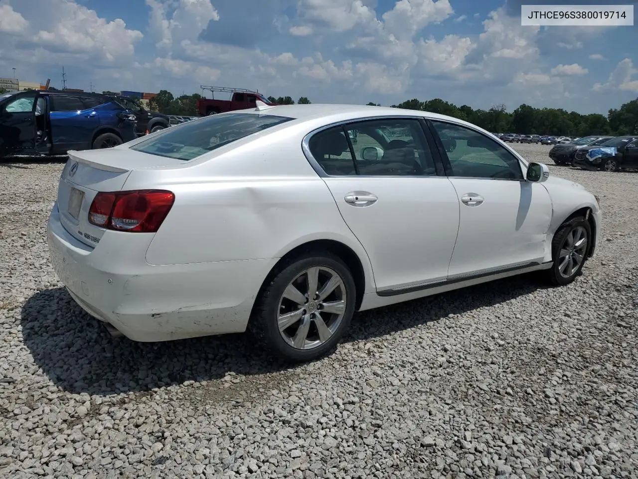 2008 Lexus Gs 350 VIN: JTHCE96S380019714 Lot: 63833755