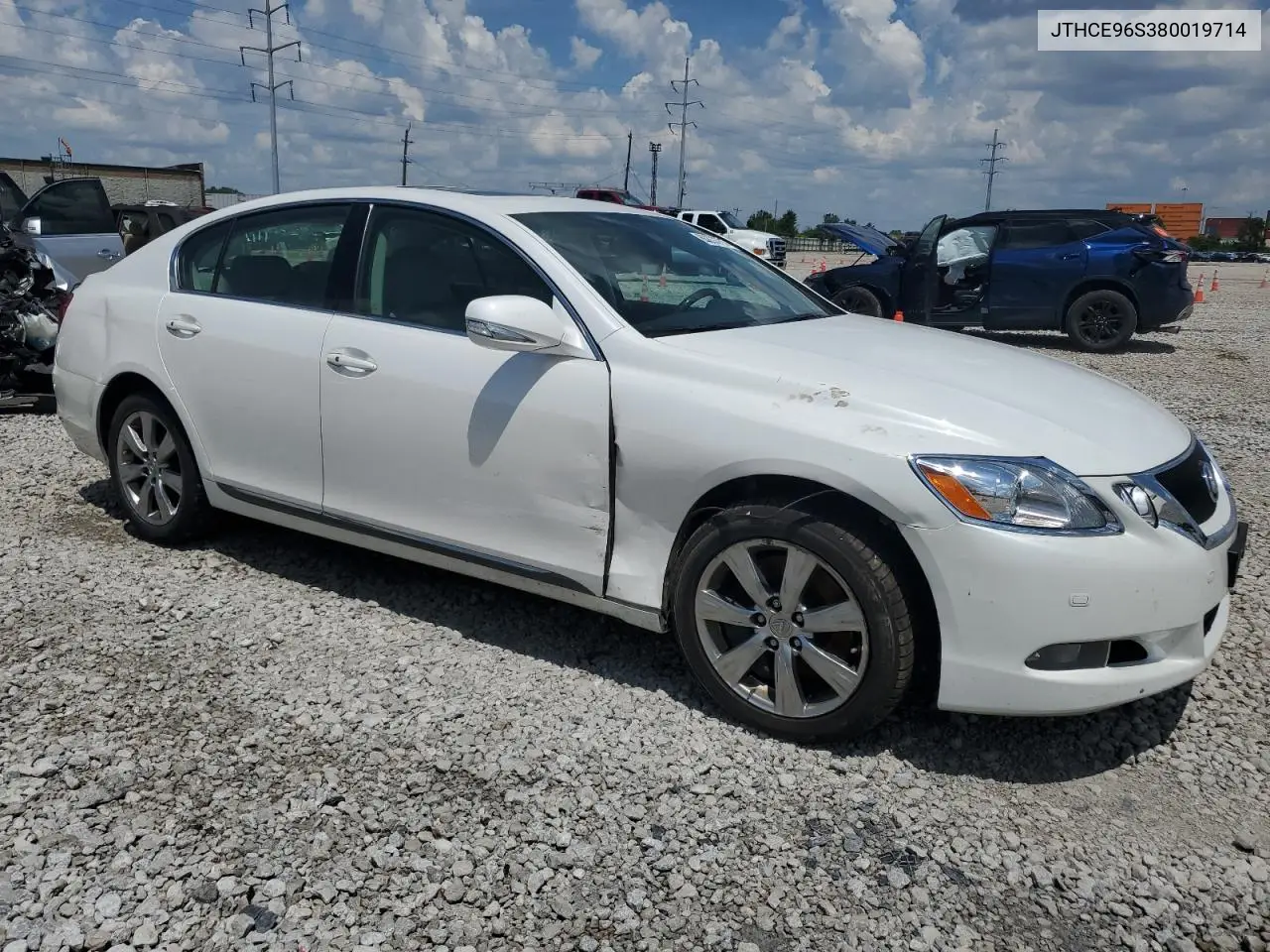 2008 Lexus Gs 350 VIN: JTHCE96S380019714 Lot: 63833755