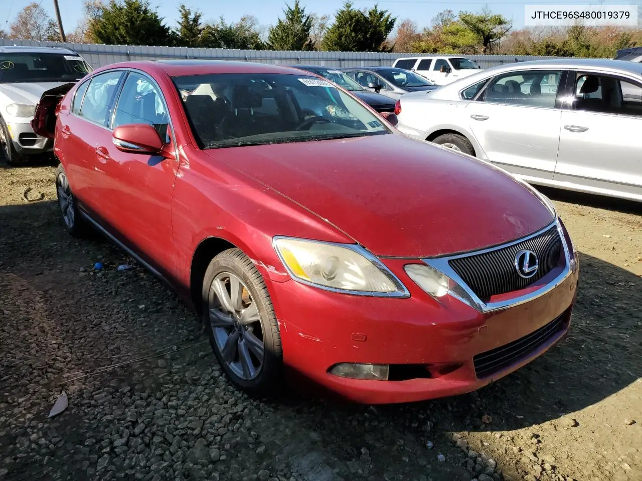 2008 Lexus Gs 350 VIN: JTHCE96S480019379 Lot: 65413062