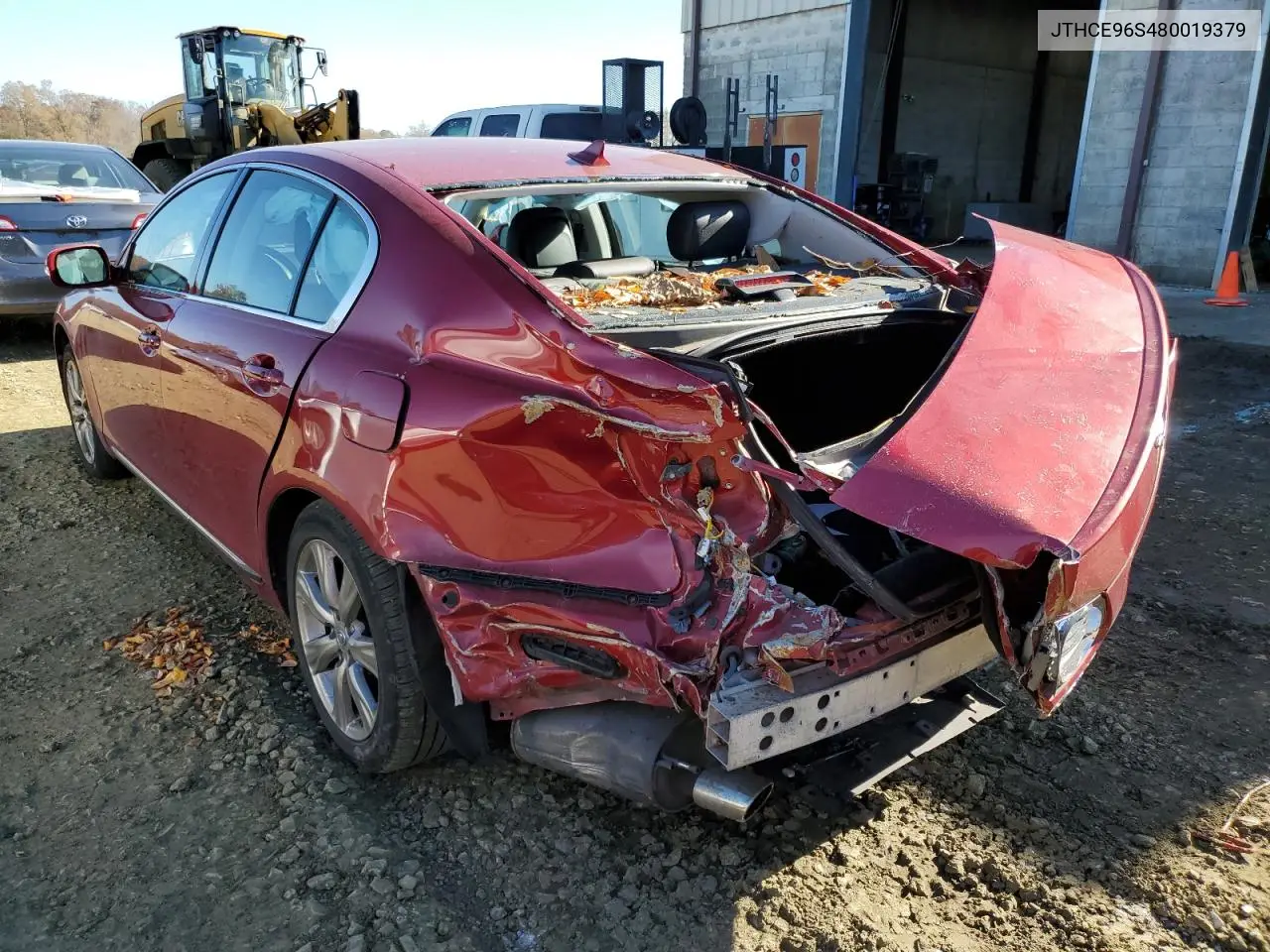 2008 Lexus Gs 350 VIN: JTHCE96S480019379 Lot: 65413062