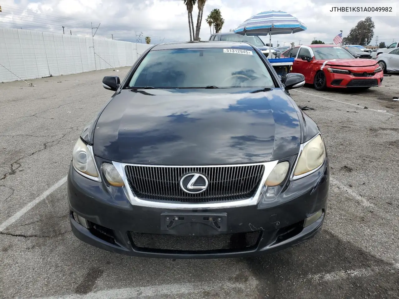 2010 Lexus Gs 350 VIN: JTHBE1KS1A0049982 Lot: 51312945