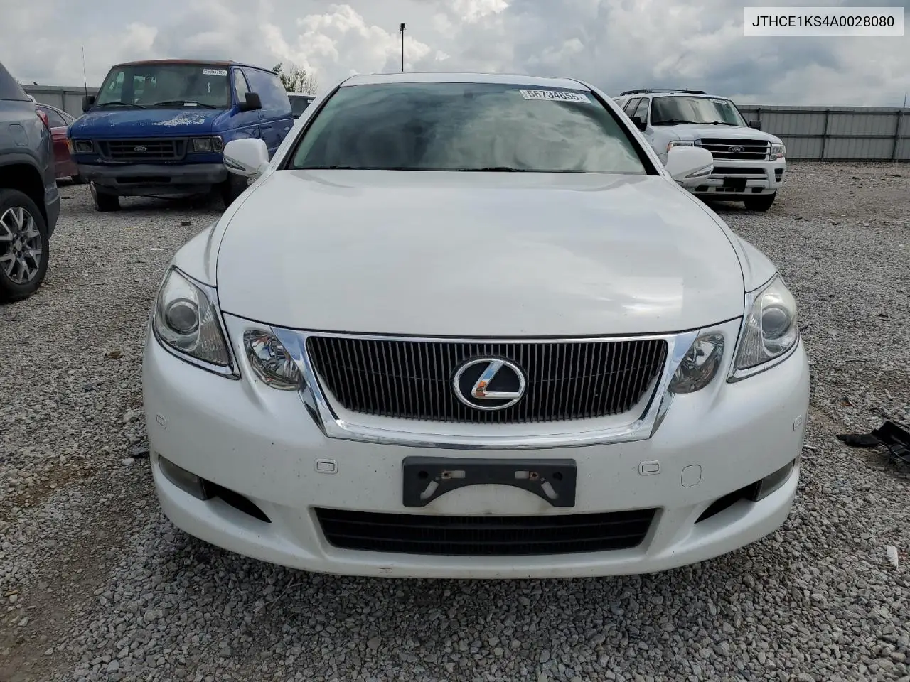 2010 Lexus Gs 350 VIN: JTHCE1KS4A0028080 Lot: 56734655