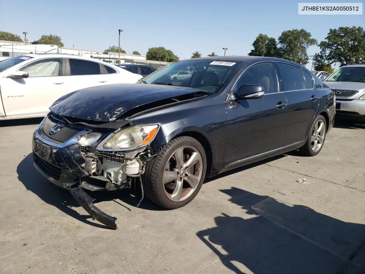 2010 Lexus Gs 350 VIN: JTHBE1KS2A0050512 Lot: 61957355