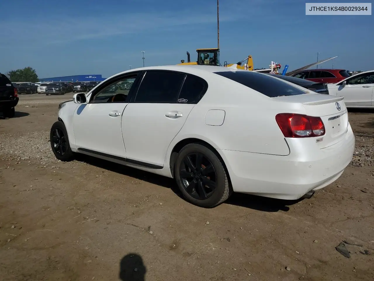 2011 Lexus Gs 350 VIN: JTHCE1KS4B0029344 Lot: 62192875