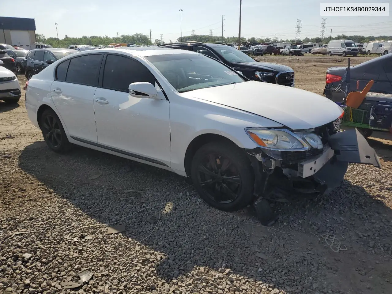 2011 Lexus Gs 350 VIN: JTHCE1KS4B0029344 Lot: 62192875