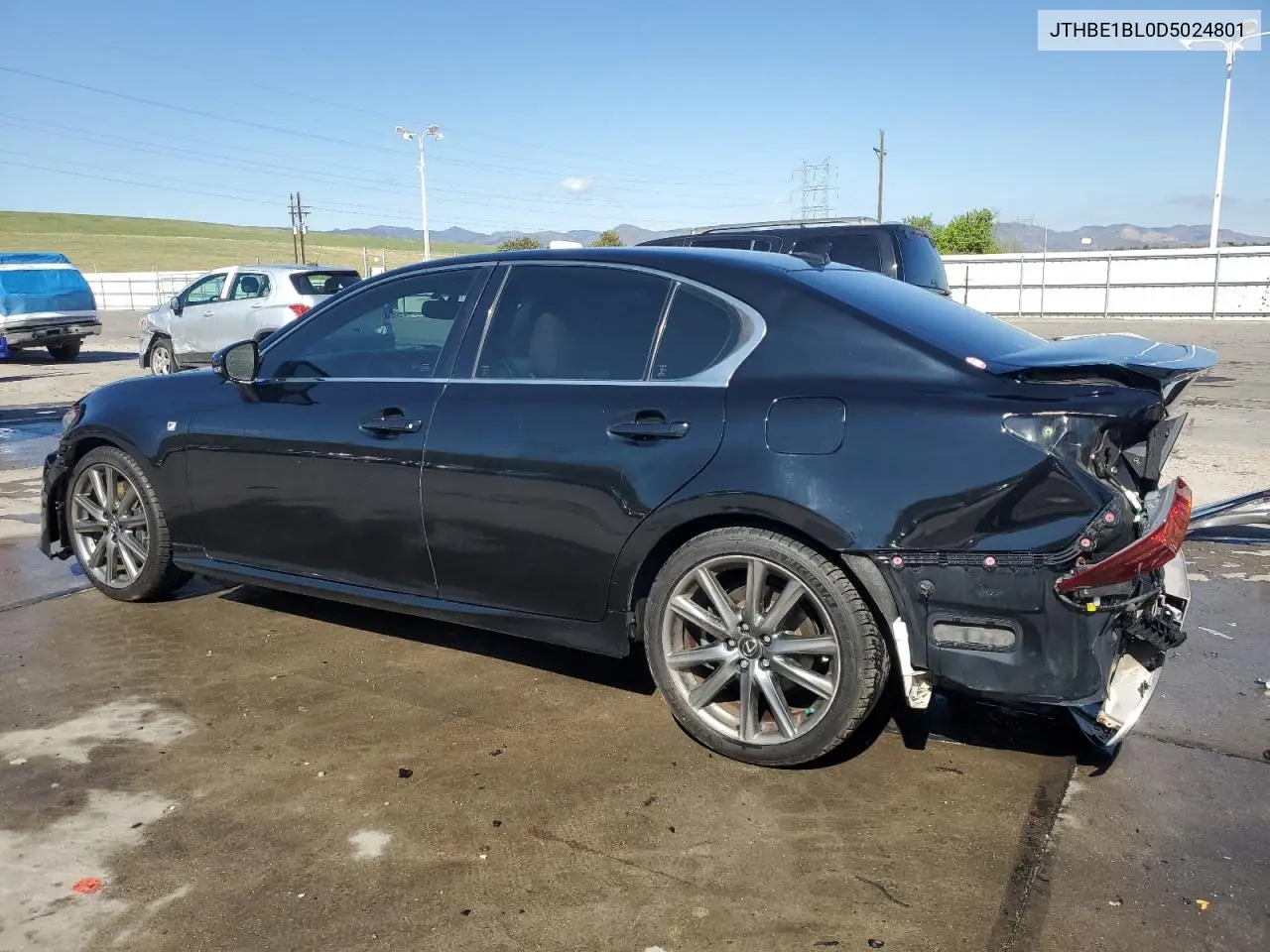 2013 Lexus Gs 350 VIN: JTHBE1BL0D5024801 Lot: 54760065