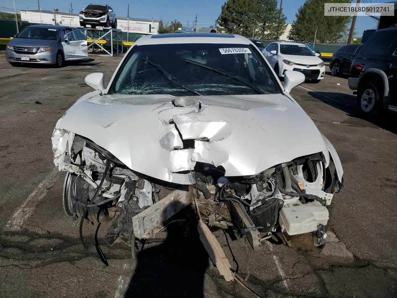 2013 Lexus Gs 350 VIN: JTHCE1BL8D5012741 Lot: 56676355