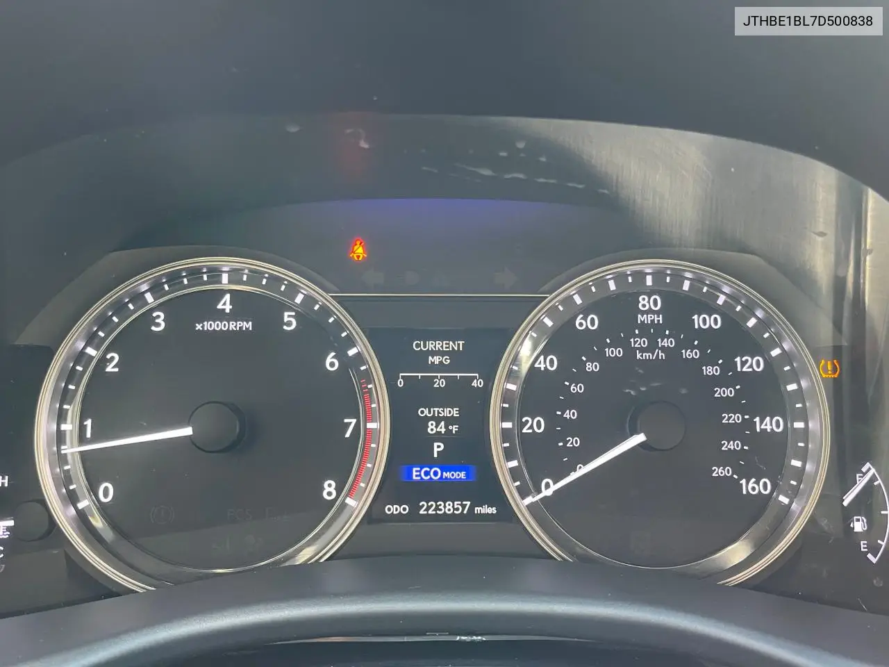 2013 Lexus Gs 350 VIN: JTHBE1BL7D500838 Lot: 62813245