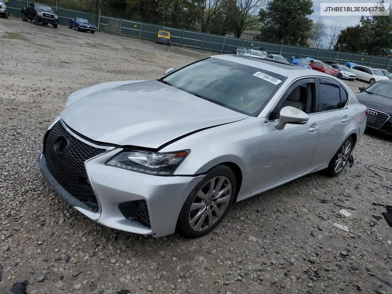 2014 Lexus Gs 350 VIN: JTHBE1BL3E5043750 Lot: 51166705
