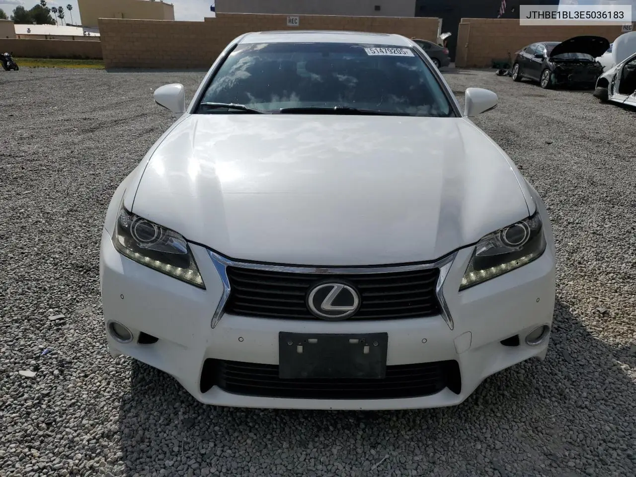 2014 Lexus Gs 350 VIN: JTHBE1BL3E5036183 Lot: 51479205