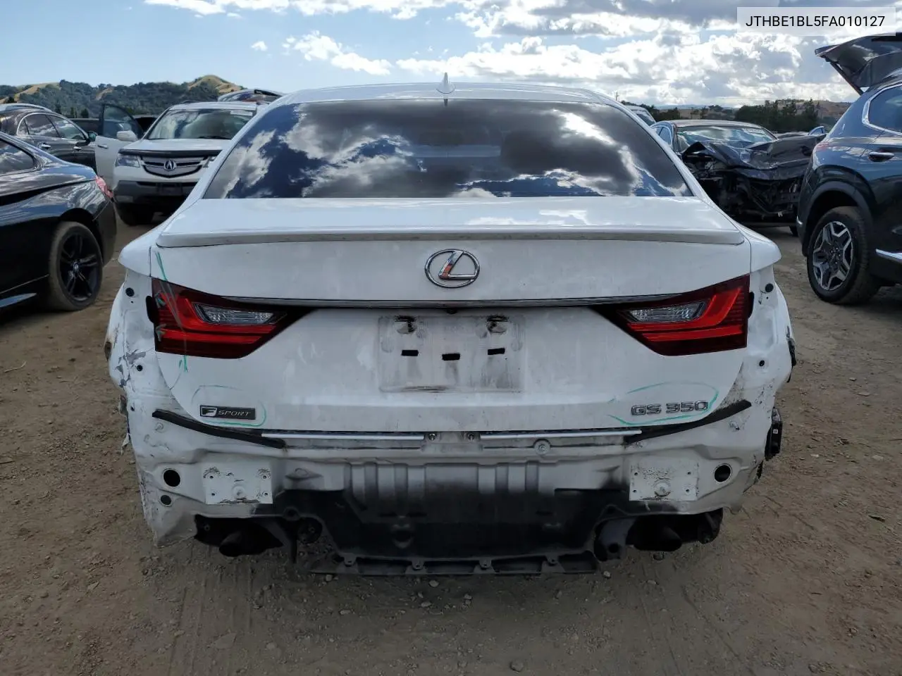 2015 Lexus Gs 350 VIN: JTHBE1BL5FA010127 Lot: 56037735