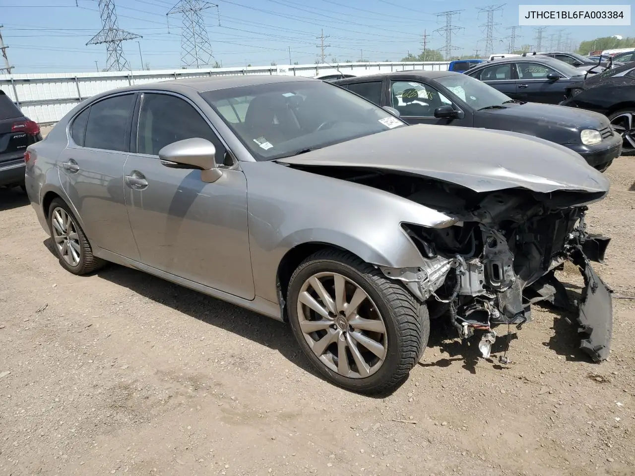 2015 Lexus Gs 350 VIN: JTHCE1BL6FA003384 Lot: 56544525