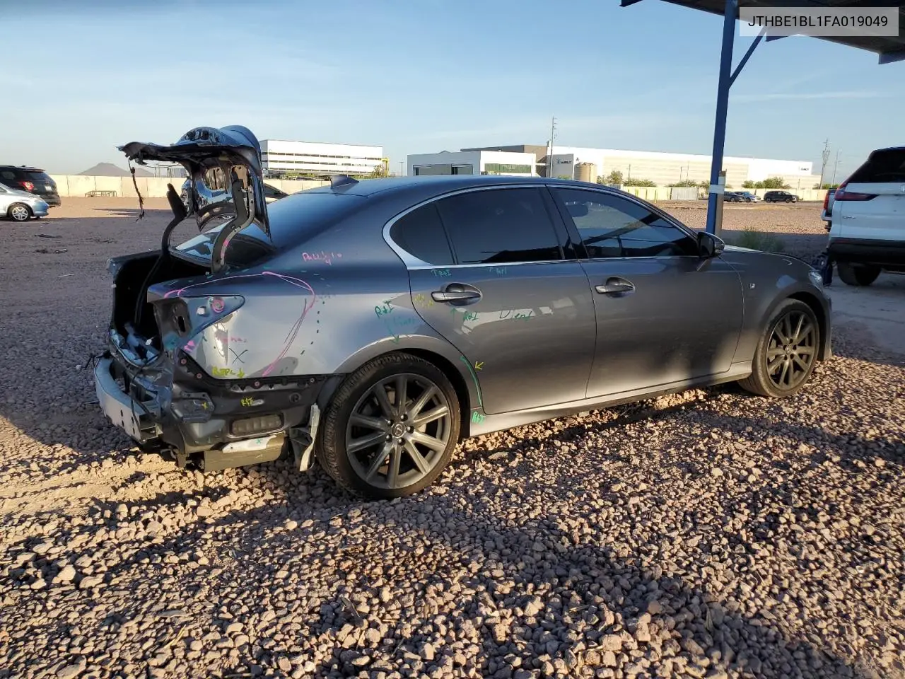 2015 Lexus Gs 350 VIN: JTHBE1BL1FA019049 Lot: 56588355