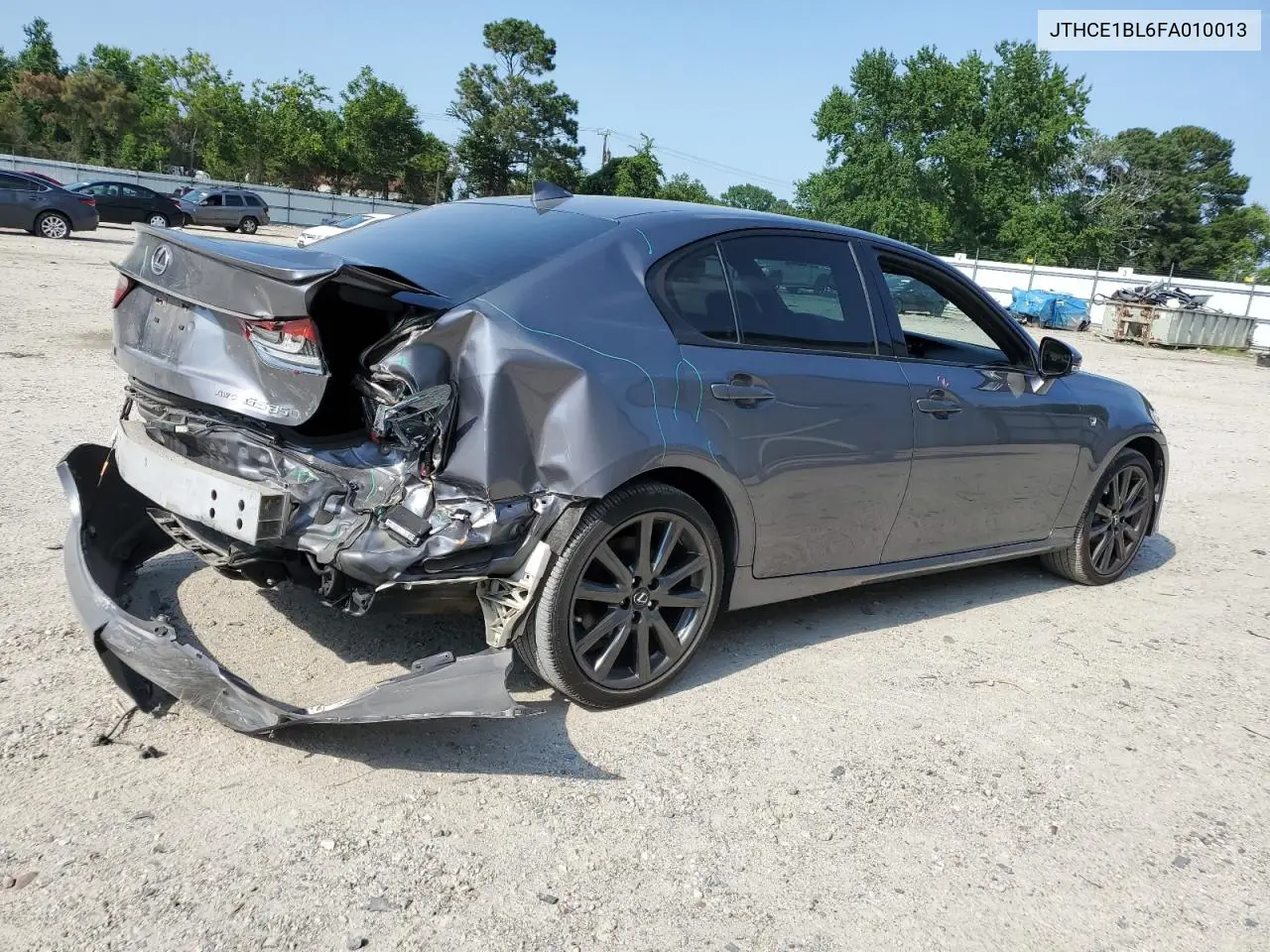 2015 Lexus Gs 350 VIN: JTHCE1BL6FA010013 Lot: 61256135