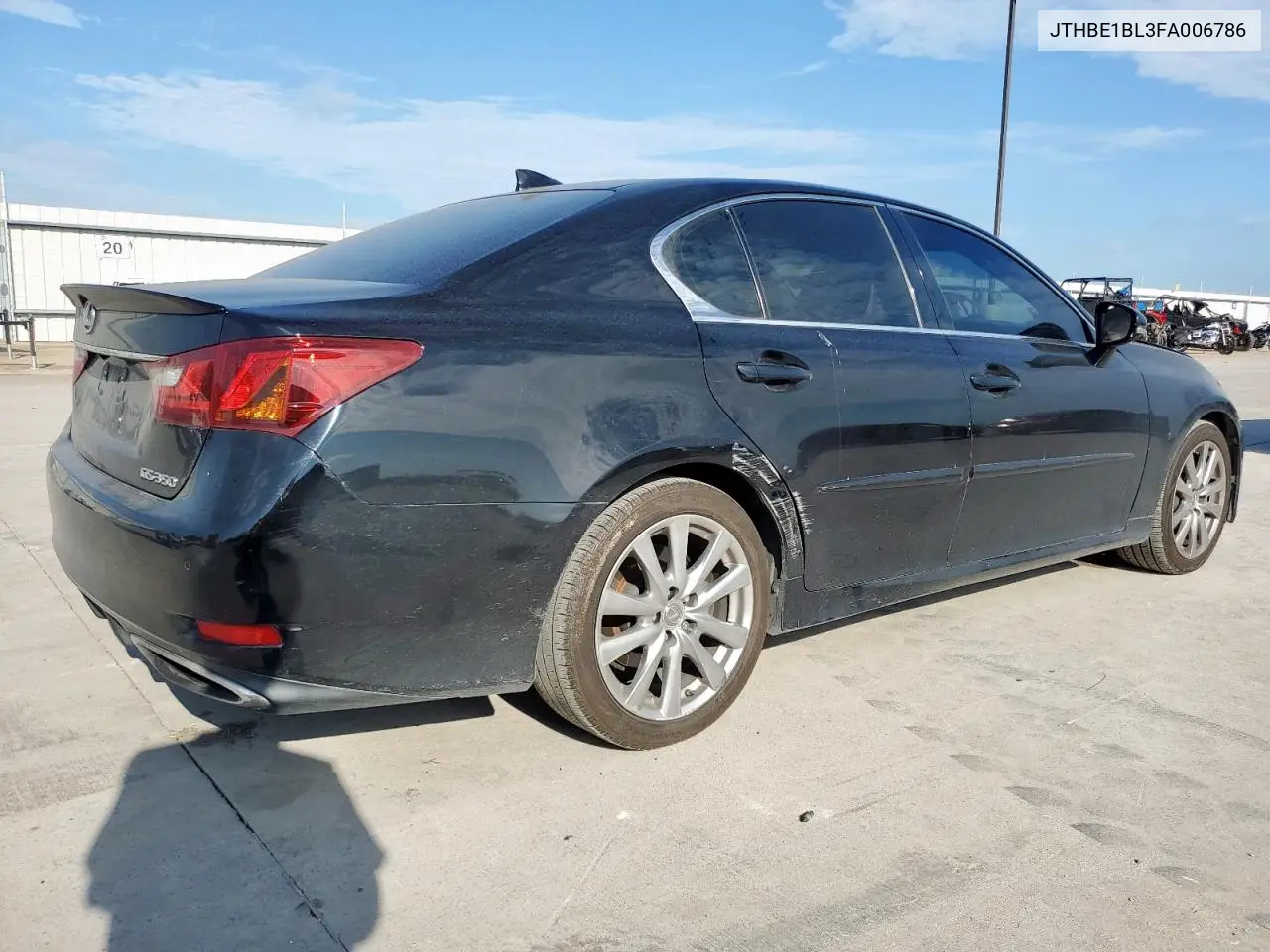 2015 Lexus Gs 350 VIN: JTHBE1BL3FA006786 Lot: 62080545