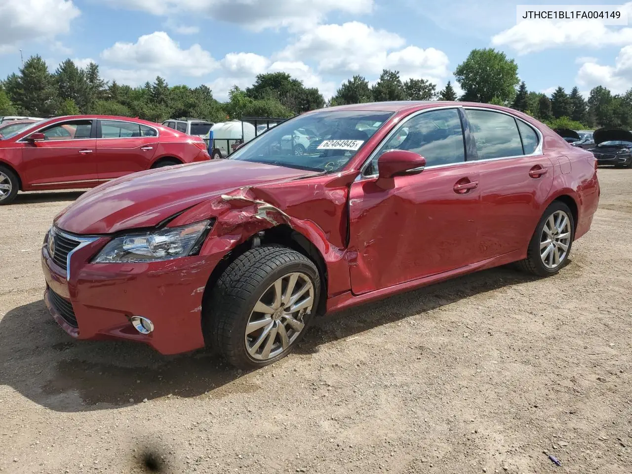 2015 Lexus Gs 350 VIN: JTHCE1BL1FA004149 Lot: 62464945