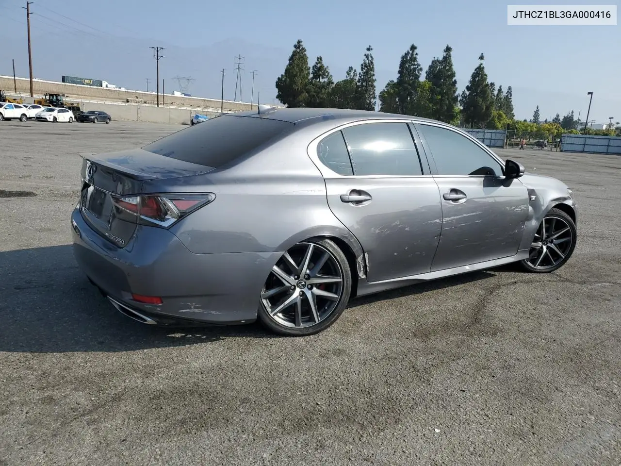 2016 Lexus Gs 350 VIN: JTHCZ1BL3GA000416 Lot: 62349145