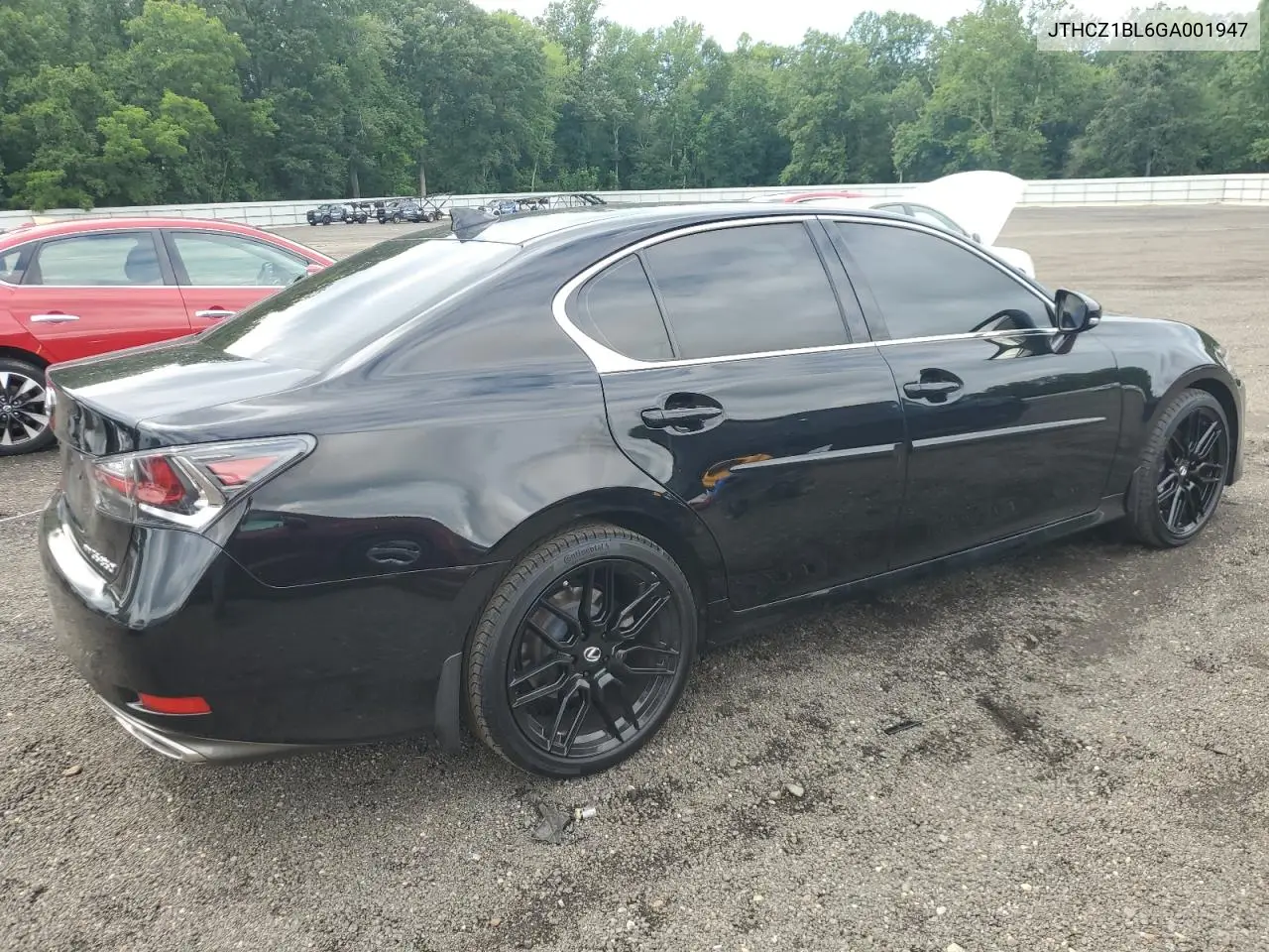 2016 Lexus Gs 350 VIN: JTHCZ1BL6GA001947 Lot: 63937645