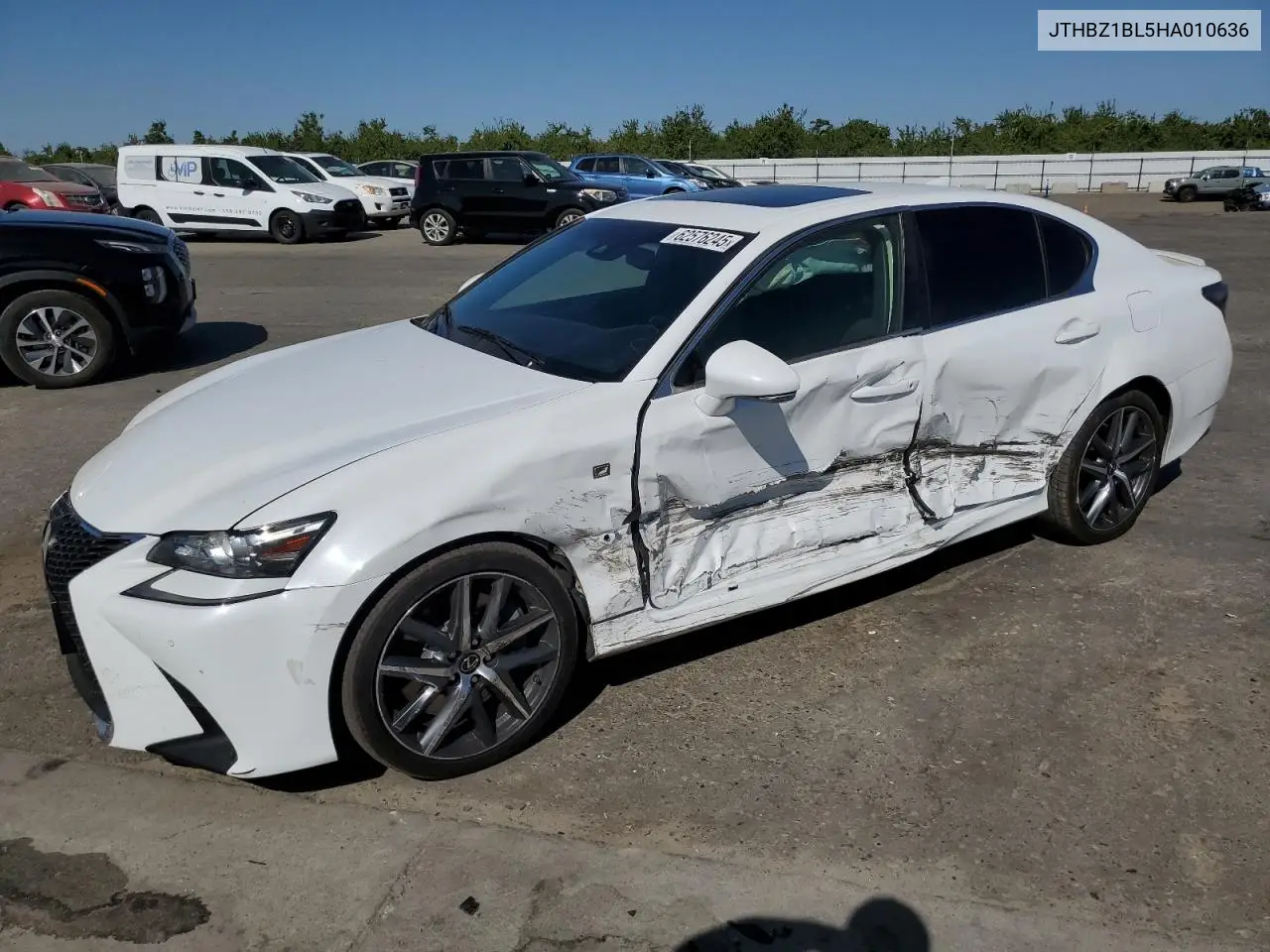 2017 Lexus Gs 350 Base VIN: JTHBZ1BL5HA010636 Lot: 62576245